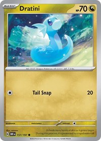 Dratini (157) - SV03: Obsidian Flames (OBF)