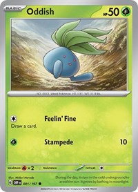 Oddish (1) - SV03: Obsidian Flames (OBF)