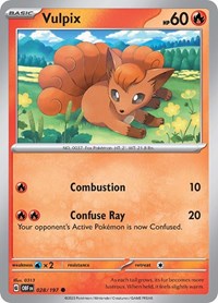 Vulpix (28) - SV03: Obsidian Flames (OBF)