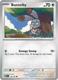 Bunnelby (175) - SV03: Obsidian Flames (OBF)