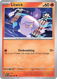 Litwick (36) - SV03: Obsidian Flames (OBF)