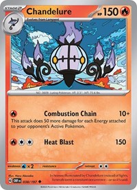Chandelure (38) - SV03: Obsidian Flames (OBF)