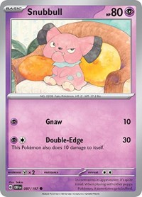 Snubbull (87) - SV03: Obsidian Flames (OBF)