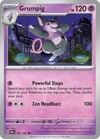 Grumpig (91) - SV03: Obsidian Flames (OBF)