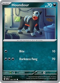Houndour (132) - SV03: Obsidian Flames (OBF)
