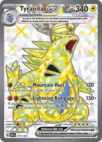 Tyranitar ex (211) - SV03: Obsidian Flames (OBF)