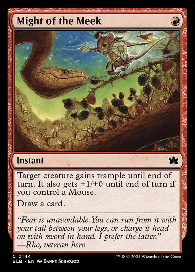 Might of the Meek (144) - Bloomburrow (BLB)
