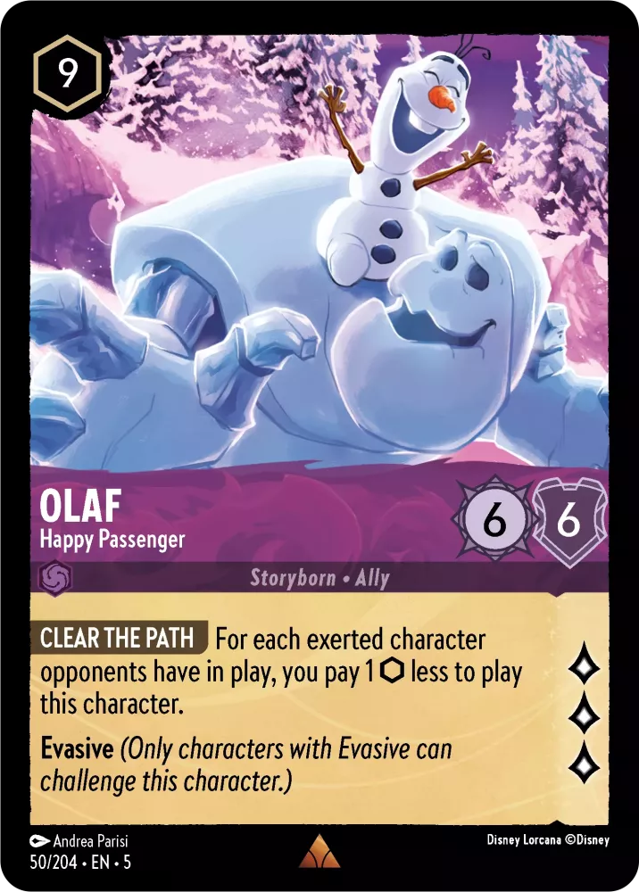 Olaf - Happy Passenger - [Foil] Shimmering Skies (5)