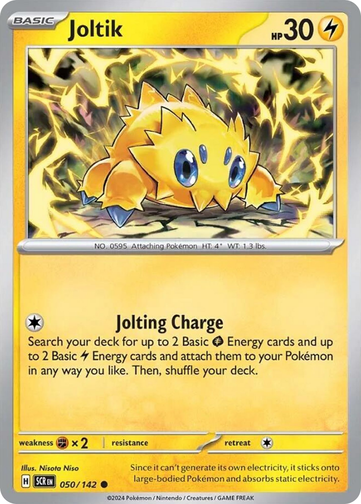 Joltik (50/142) - [Reverse Holo] Stellar Crown (SCR)