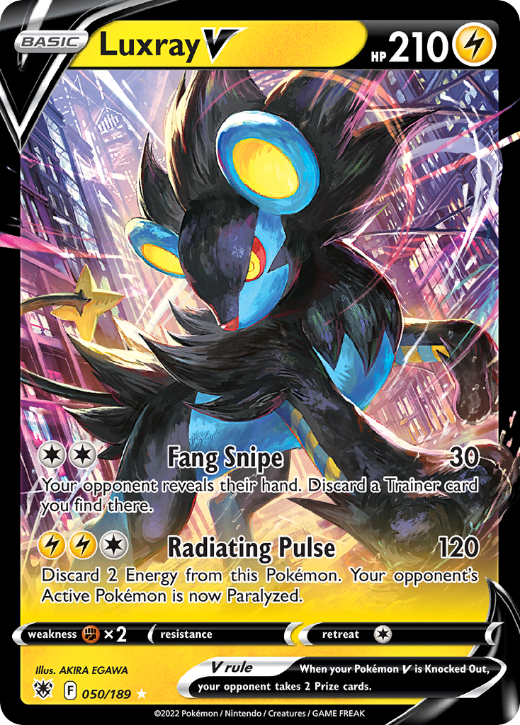 Luxray V (50/189) - [Holo Foil] Astral Radiance (ASR)
