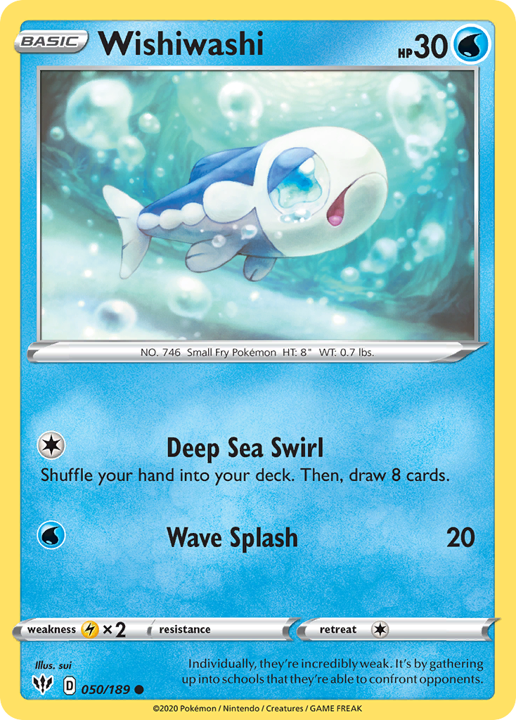 Wishiwashi (50/189) - Darkness Ablaze (DAA)