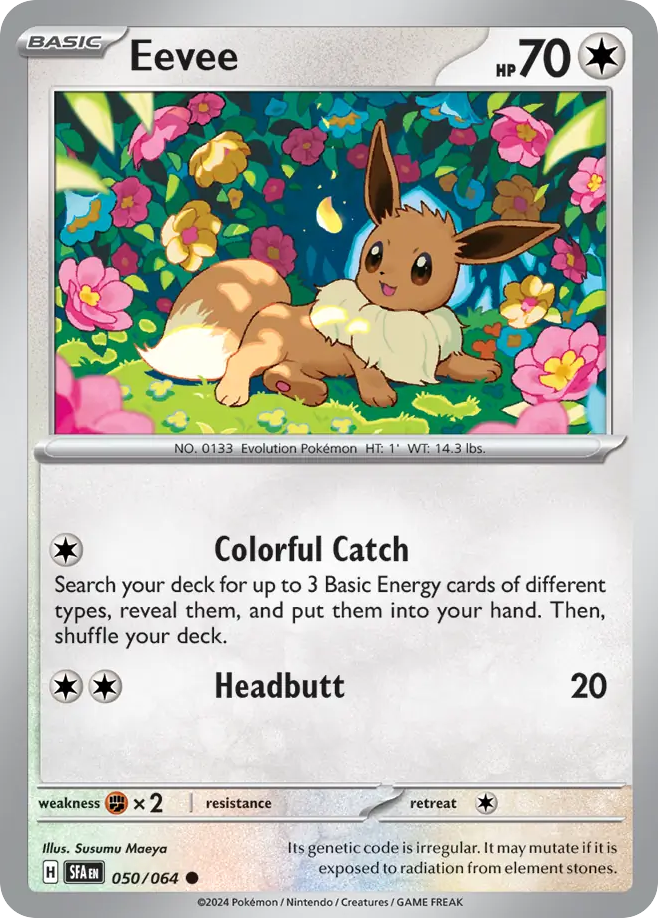 Eevee (50/64) - [Reverse Holo] Shrouded Fable (SFA)