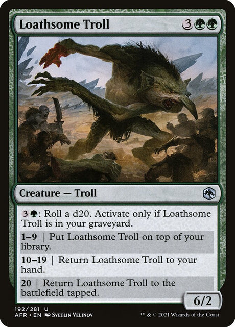 Loathsome Troll (192) - Adventures in the Forgotten Realms (AFR)
