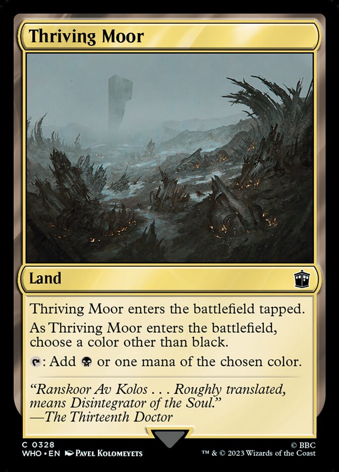 Thriving Moor (328) - Doctor Who (WHO)