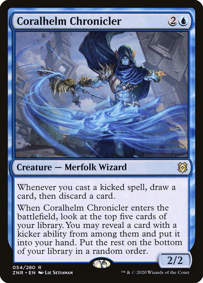 Coralhelm Chronicler (54) - Zendikar Rising (ZNR)