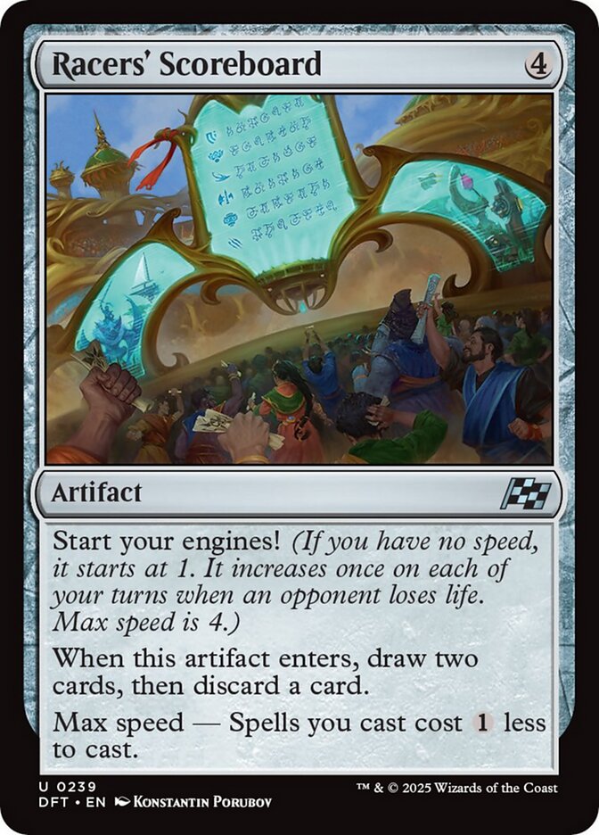 Racers' Scoreboard - [Foil] Aetherdrift (DFT)