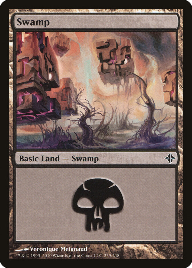 Swamp (239) - Rise of the Eldrazi (ROE)