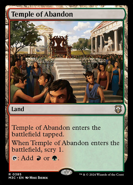 Temple of Abandon (385) - Modern Horizons 3 Commander (M3C)