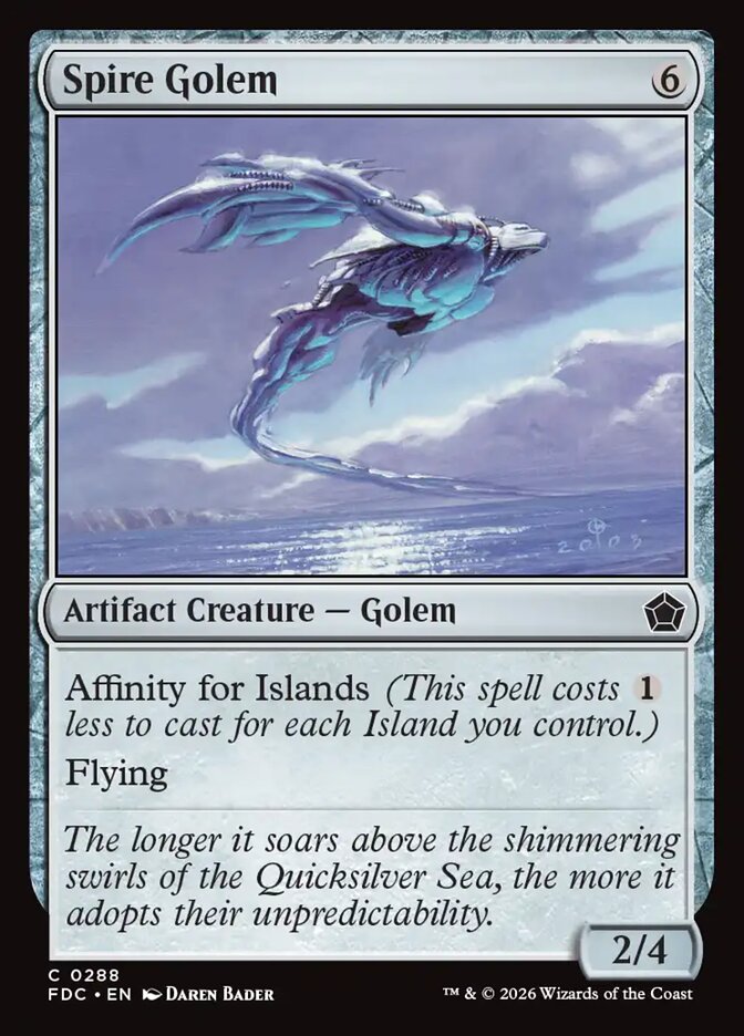 Spire Golem (288) - Foundations Commander (FDC)