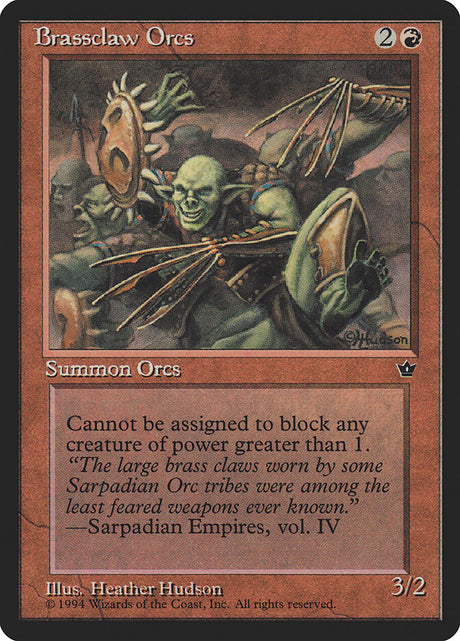 Brassclaw Orcs (49d) - Fallen Empires (FEM)