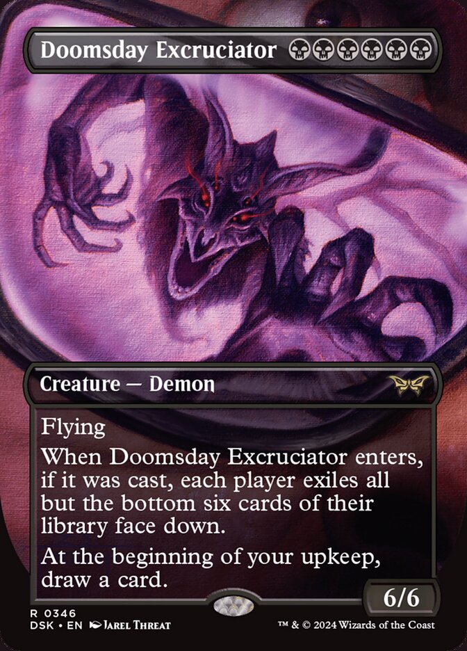 Doomsday Excruciator - [Foil, Borderless] Duskmourn: House of Horror (DSK)