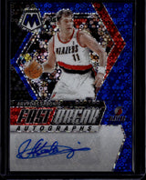 2023-24 Panini Mosaic #FB-ARV Arvydas Sabonis Autographs Fast Break Blue #/25