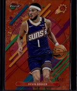 2025-26 Finest #282 Devin Booker Orange Refractor /15