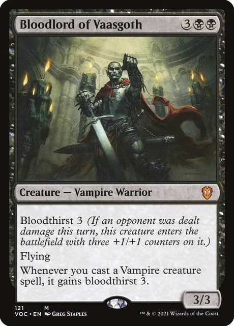 Bloodlord of Vaasgoth (121) - Crimson Vow Commander (VOC)