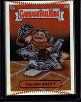 2023 Topps Garbage Pail Kids Top Gun Adley Baseball Stitching Foil /199