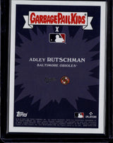 2023 Topps Garbage Pail Kids Top Gun Adley Baseball Stitching Foil /199