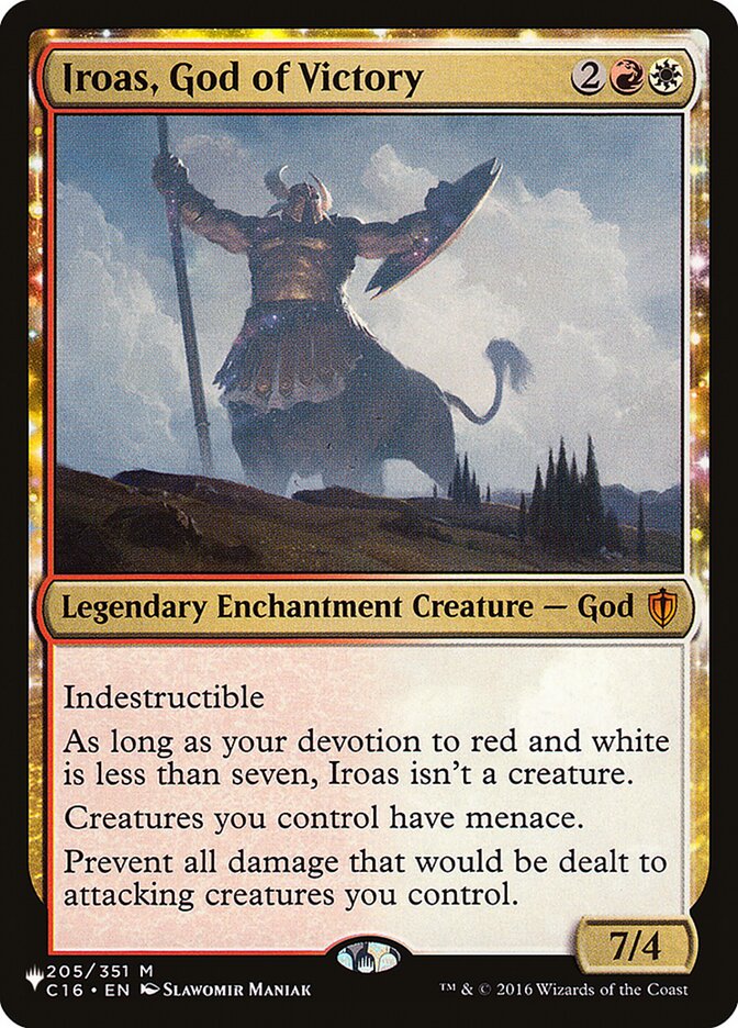 Iroas, God of Victory (C16-205) - The List (PLST)