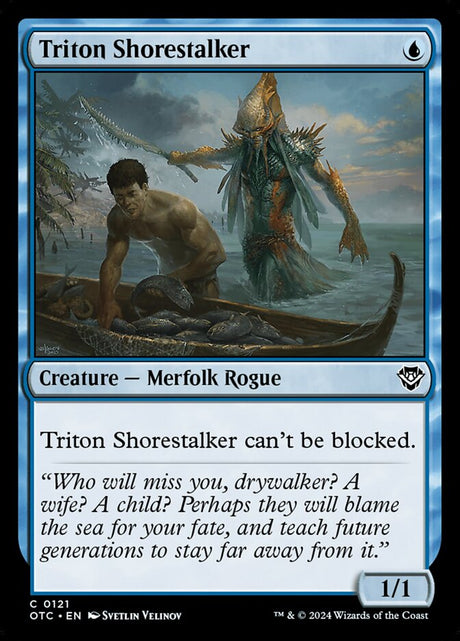 Triton Shorestalker (121) - Outlaws of Thunder Junction Commander (OTC)