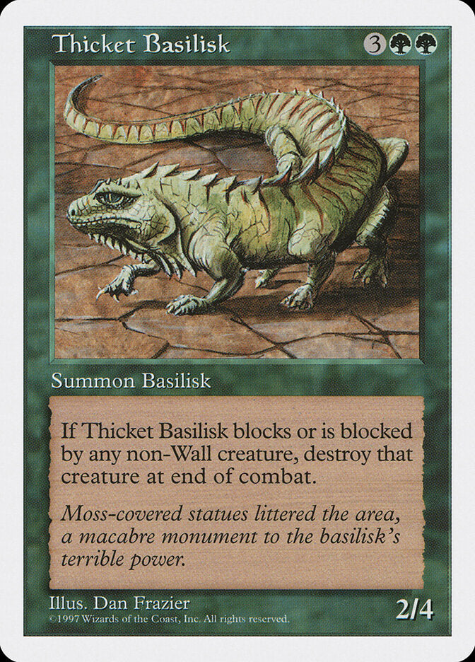 Thicket Basilisk (331) - Fifth Edition (5ED)