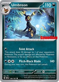 Umbreon - 130/197 (GameStop Exclusive) (130) - Miscellaneous Cards & Products (MCAP)