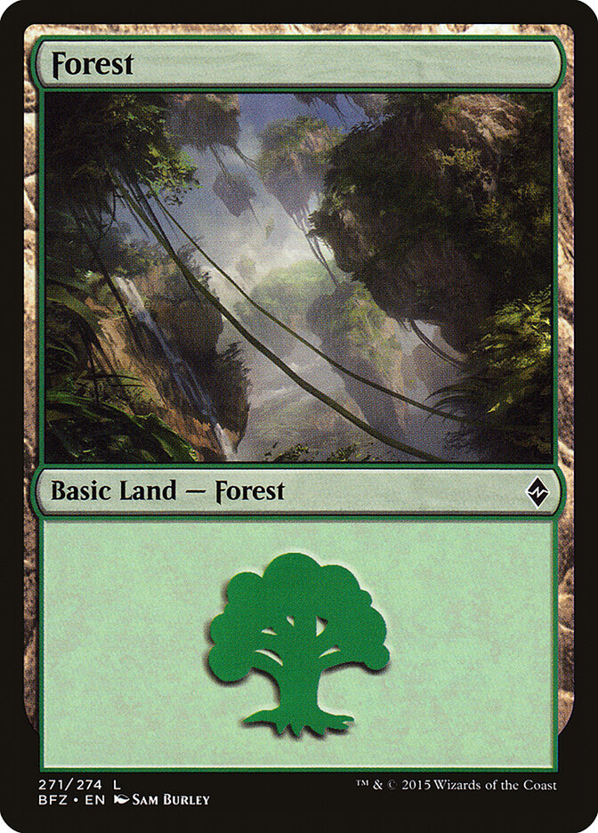 Forest (271a) - Battle for Zendikar (BFZ)