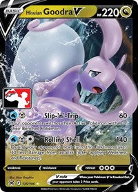Hisuian Goodra V (135) - Prize Pack Series Cards
