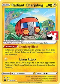 Radiant Charjabug (51) - Prize Pack Series Cards
