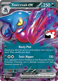 Toxicroak ex (131) - Prize Pack Series Cards