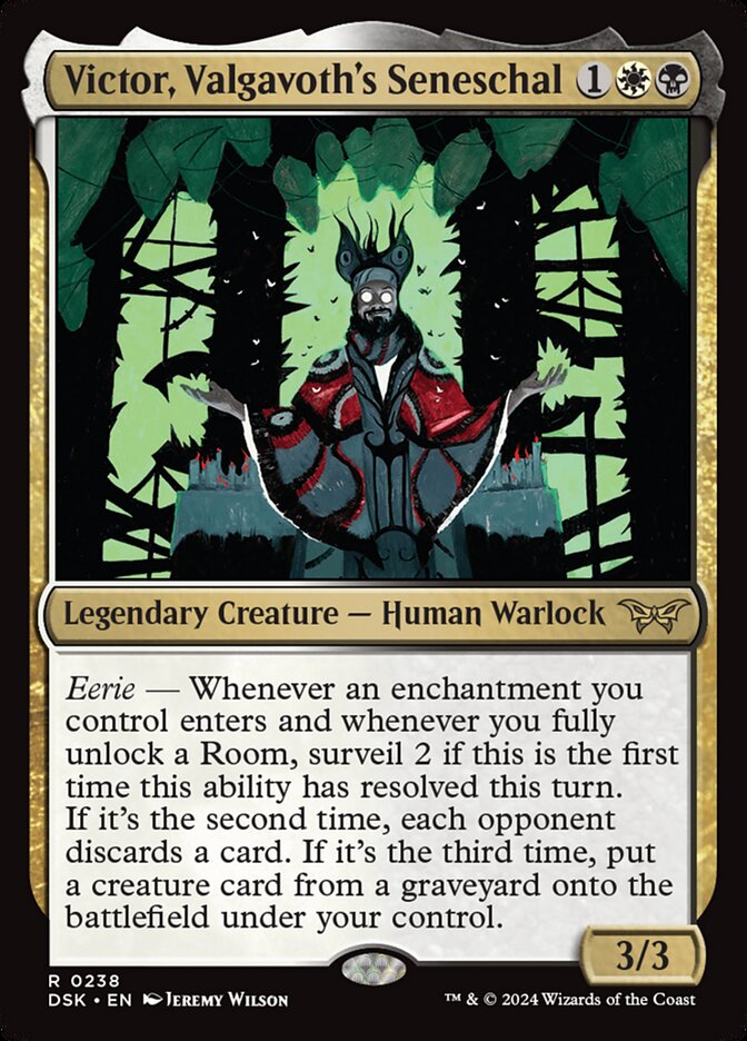 Victor, Valgavoth's Seneschal - [Foil] Duskmourn: House of Horror (DSK)