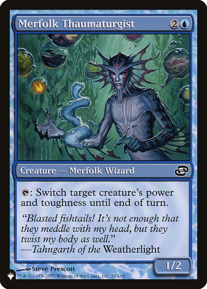 Merfolk Thaumaturgist (PLC-56) - The List (PLST)