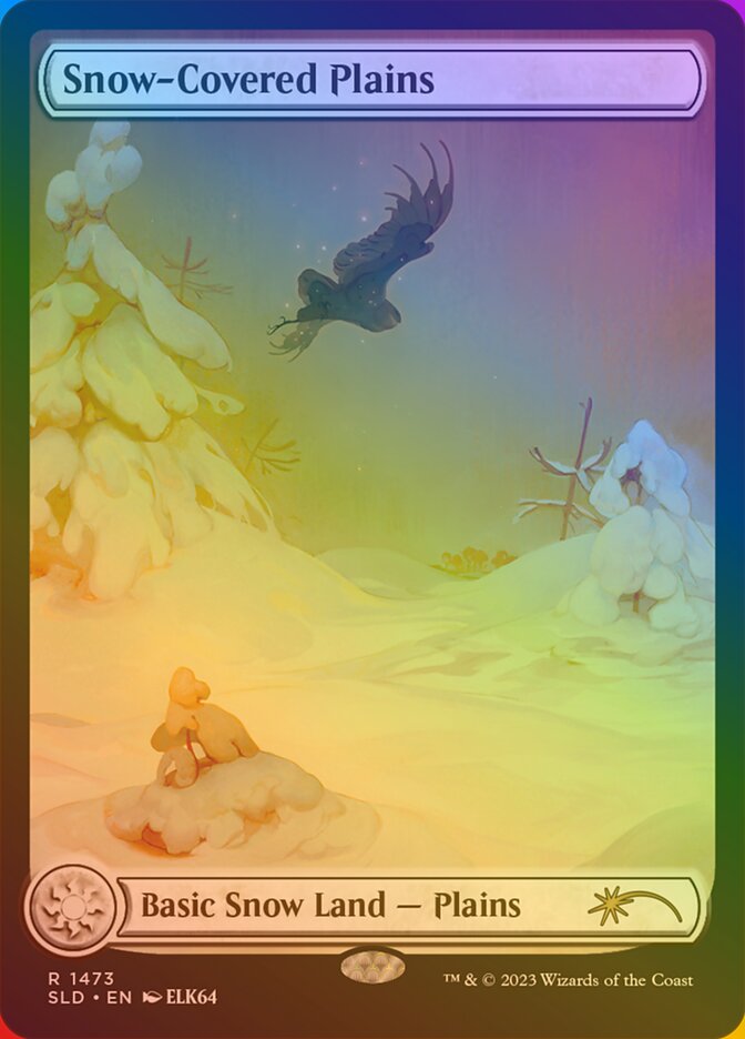 Snow-Covered Plains (1473★) - Secret Lair Drop (SLD)