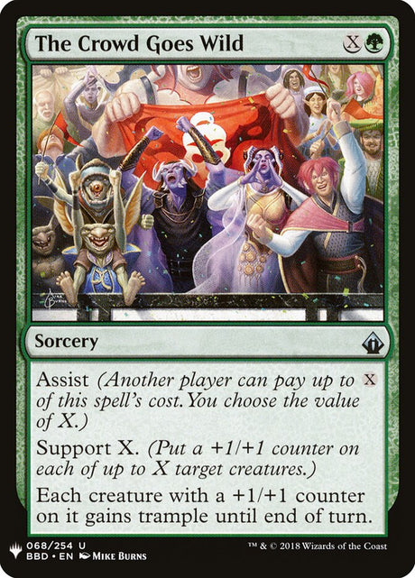 The Crowd Goes Wild (BBD-68) - The List (PLST)