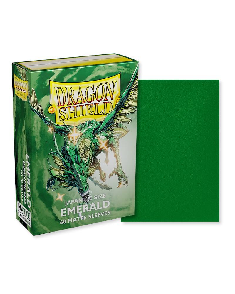Dragon Shield Japanese Matte Sleeves - Emerald (60-Pack)