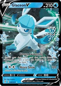Glaceon V - 040/203 (Holiday Calendar) (40) - Miscellaneous Cards & Products (MCAP)