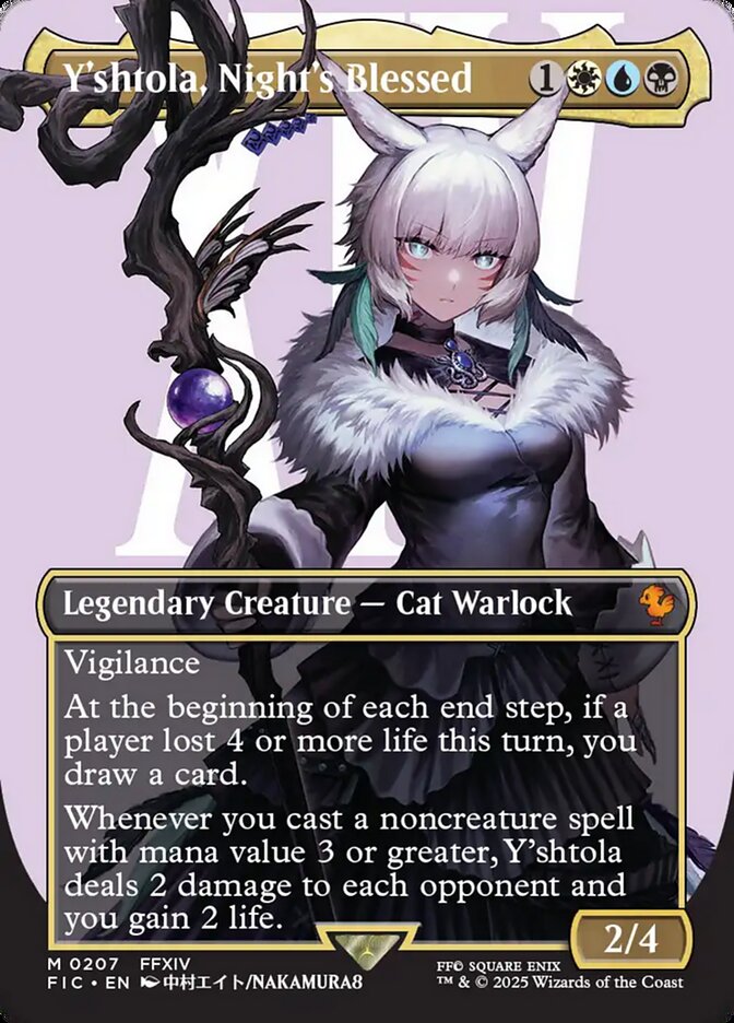 Y'shtola, Night's Blessed (207) - [Borderless] Final Fantasy Commander (FIC)