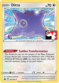 Ditto (107) - Prize Pack Series Cards
