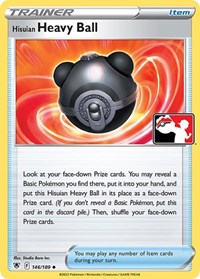 Hisuian Heavy Ball (146) - Prize Pack Series Cards