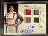 2016 Panini National Treasures Greg Biffle Signature Quad Materials Silver /15