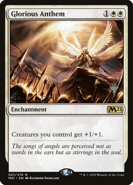 Glorious Anthem (21p) - Core Set 2021 Promos (PM21)