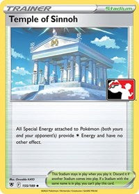 Temple of Sinnoh (155) - Prize Pack Series Cards